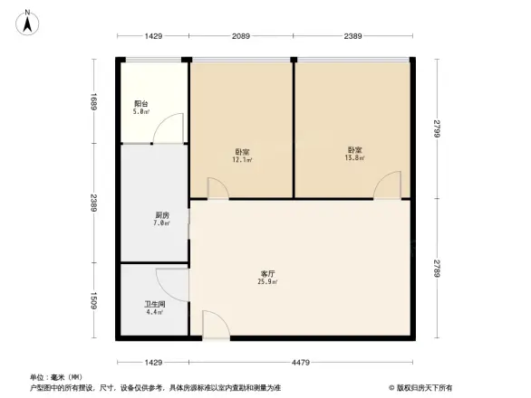 实久花园户型图