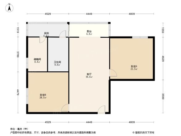 清邻街3号户型图
