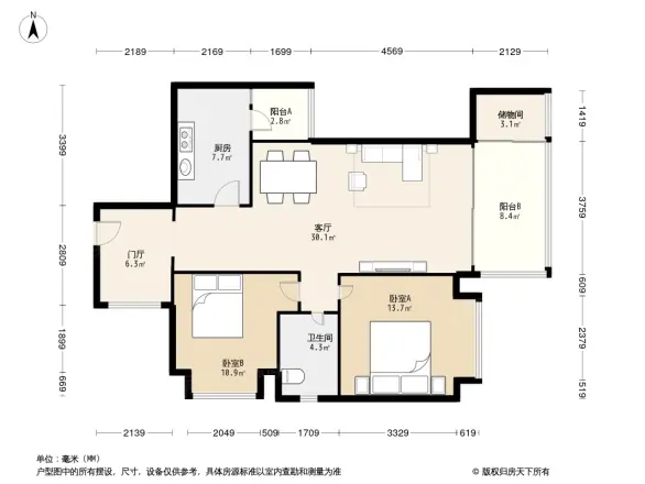 仁和春天国际花园户型图
