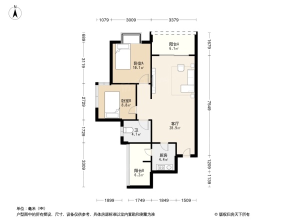 翡翠城五期户型图