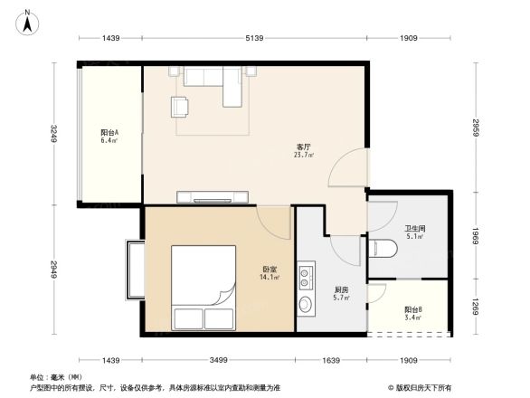 核桃小区户型图