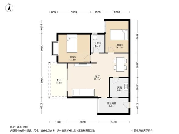 金上城户型图