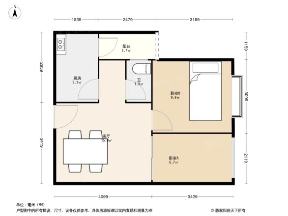 核桃小区户型图