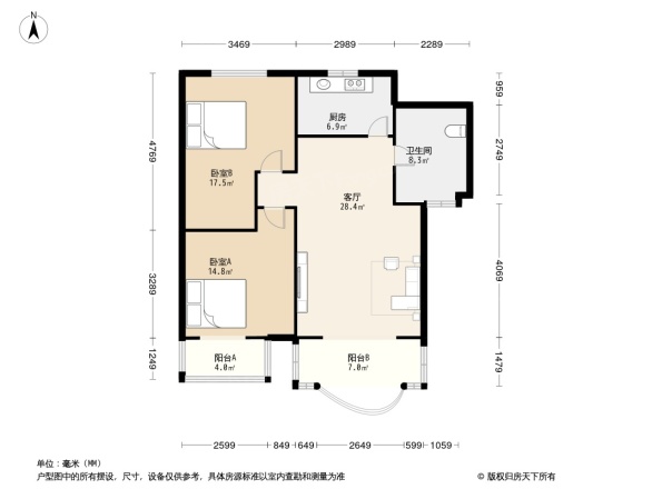 兴元花园户型图