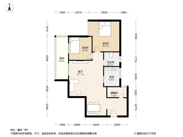 金上城户型图