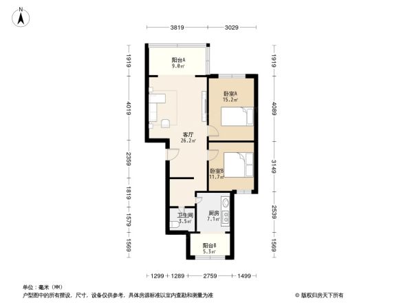 市委机关宿舍二期户型图