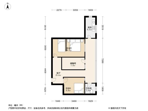清邻街3号户型图