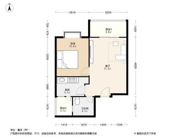 核桃小区户型图