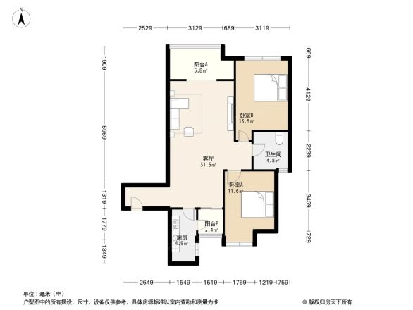锦绣西苑户型图