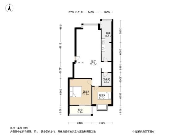 望江东竹苑户型图