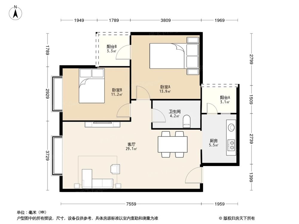 相似户型图