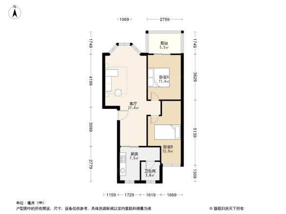 辉煌佳苑户型图