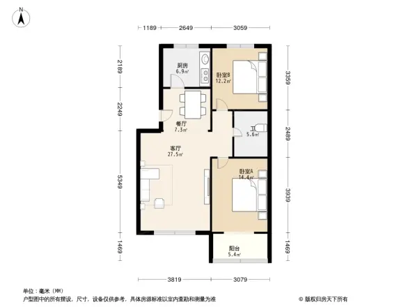 双桥路南五街社区户型图