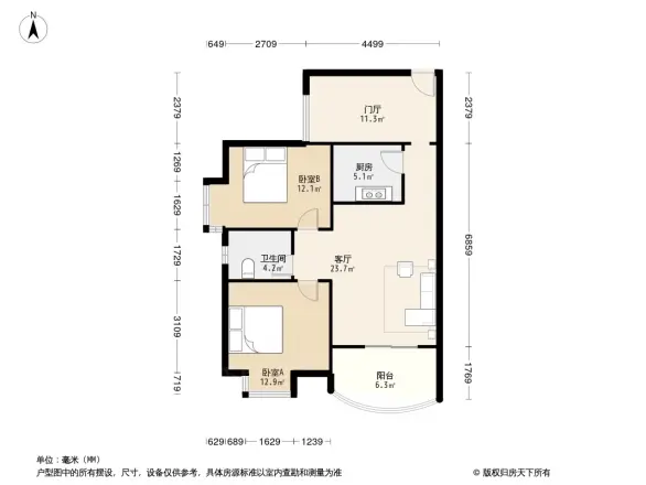 上河苑户型图