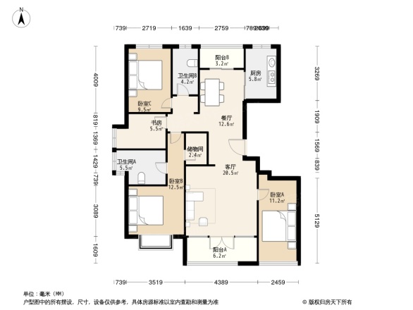 颐和湾花园户型图