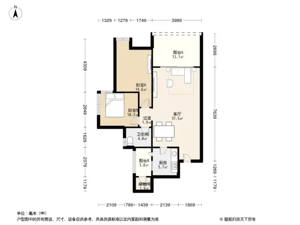 翡翠城五期户型图