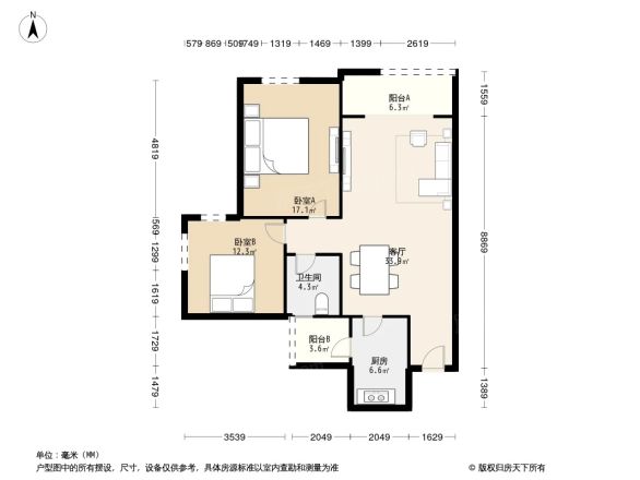 置信学府杏林户型图