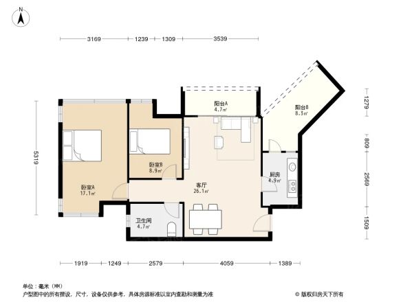 龙湖三千里户型图