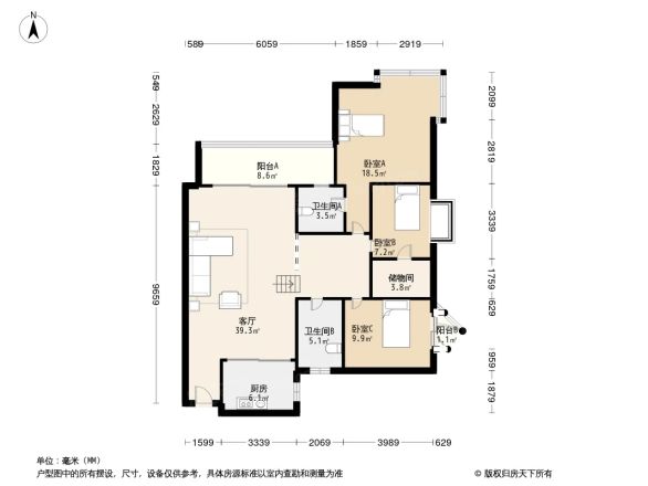 成达综合楼户型图