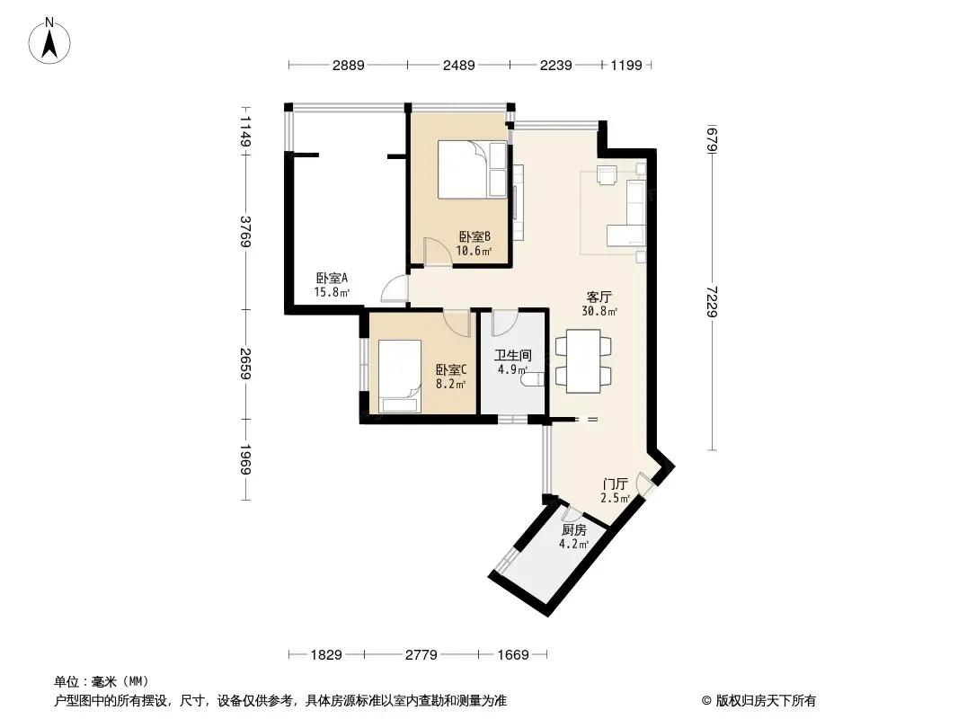 东湖国际户型图图片