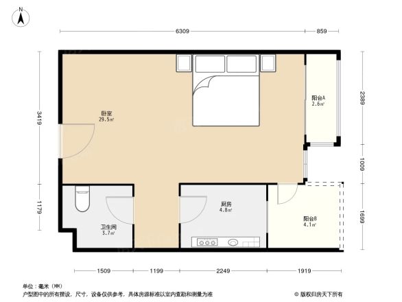唯特郡户型图