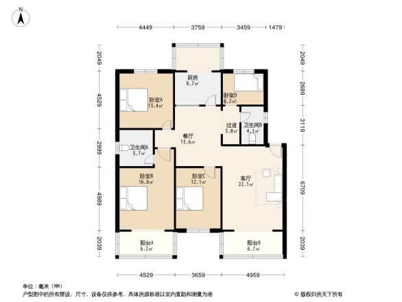 明苑西区户型图