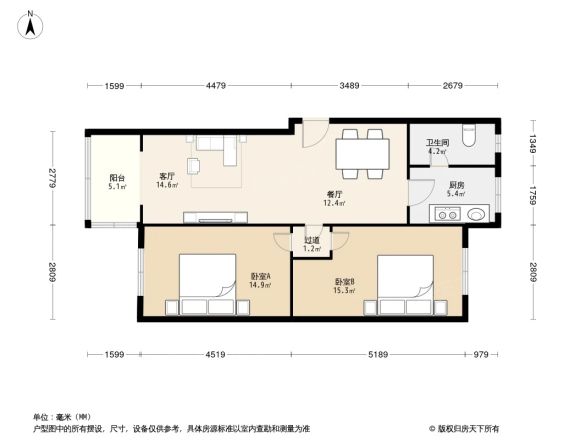 八里小区教师苑户型图
