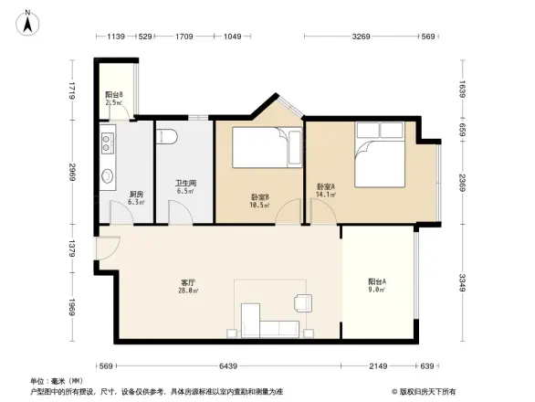 上东一号三期户型图