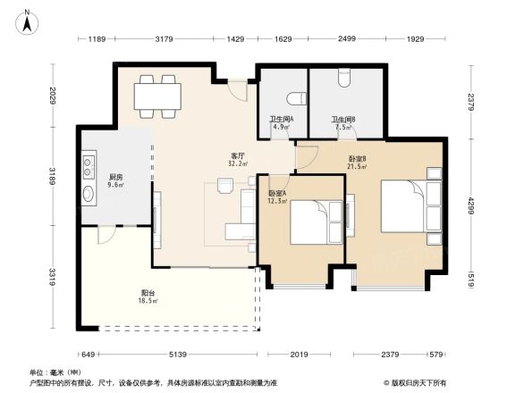 时代豪庭户型图