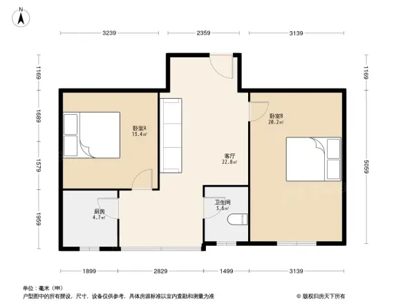 互利西一巷8号院户型图