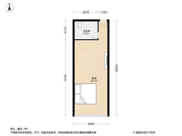 美舍公寓户型图