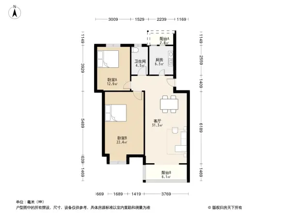 中铁奥维尔户型图
