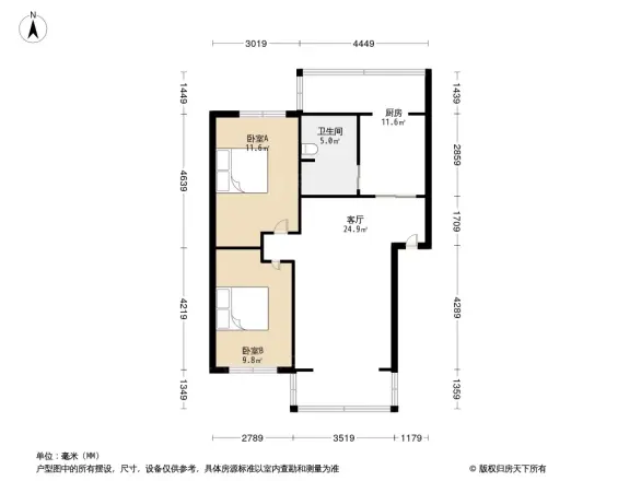 磨底河沿街7号院户型图
