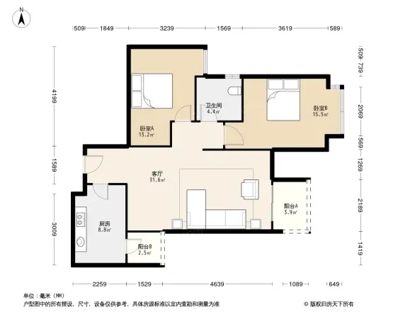 卓锦城五期户型图