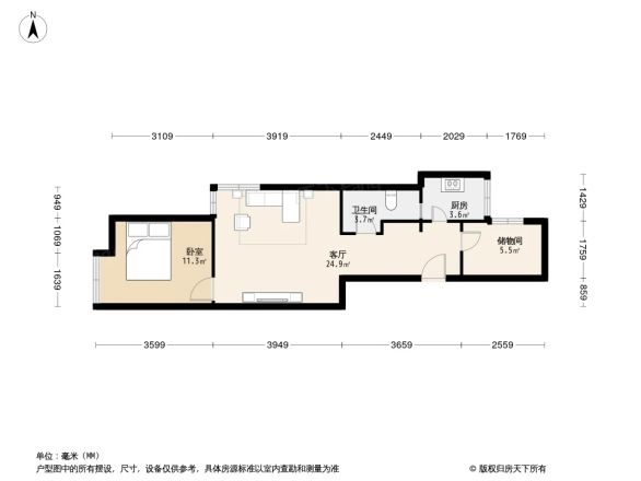泰基北锦户型图