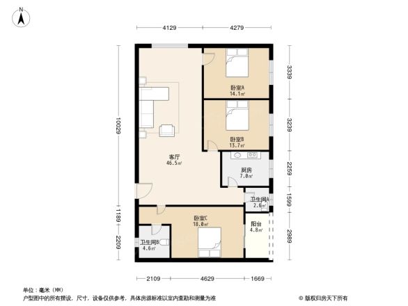 月都家园户型图
