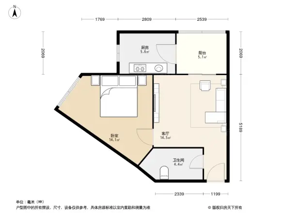 沙河北岸户型图