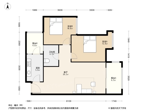双峰嶺户型图