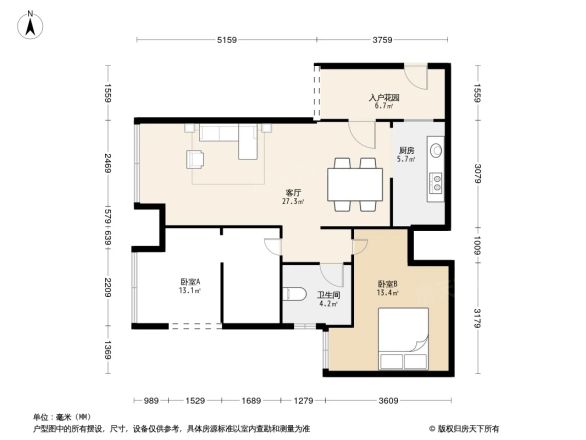 百悦城公寓户型图