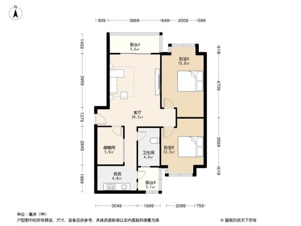 万家华庭户型图