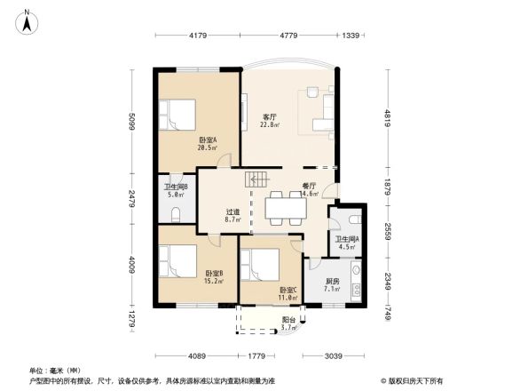 富豪庭苑户型图