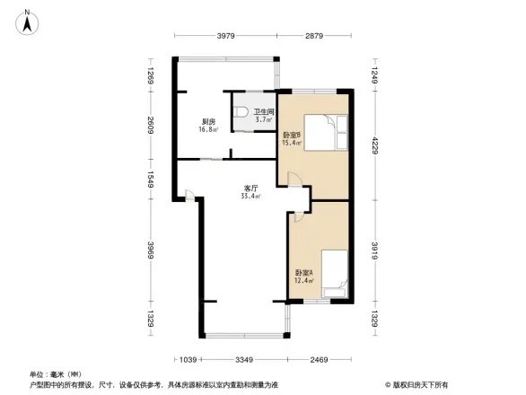 磨底河沿街7号院户型图