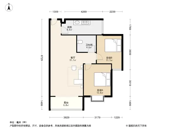 莱茵北郡户型图