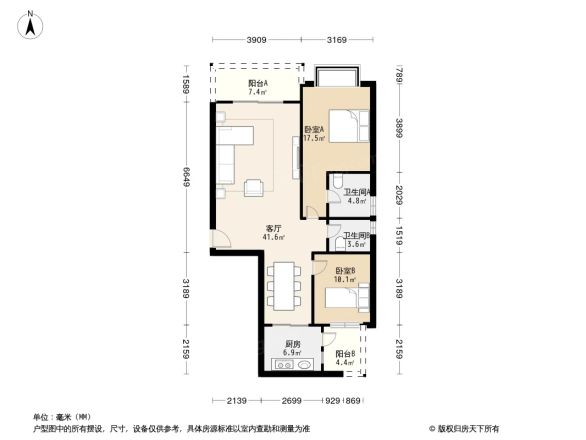 万家华庭户型图