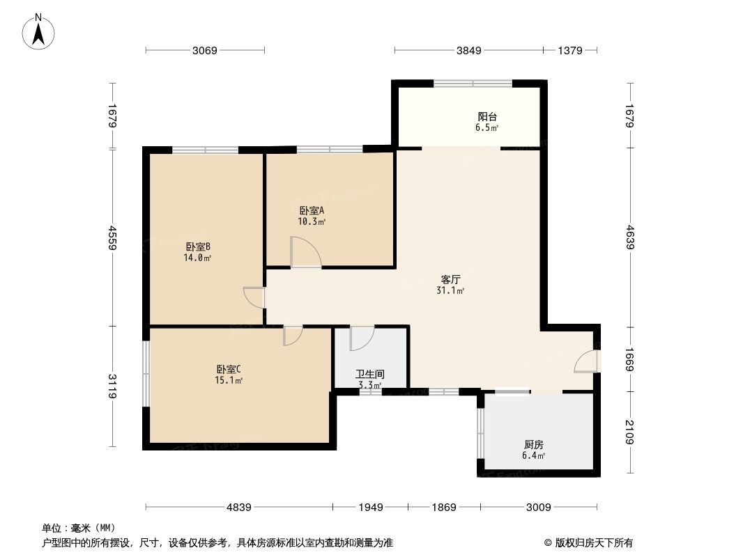 户型图1/2