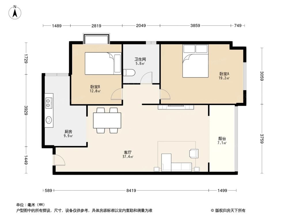 相似户型图