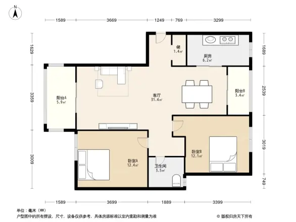 沪都家园户型图
