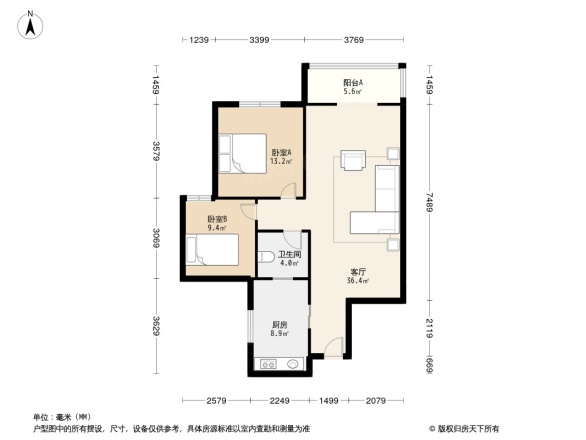 蓉城胜景户型图