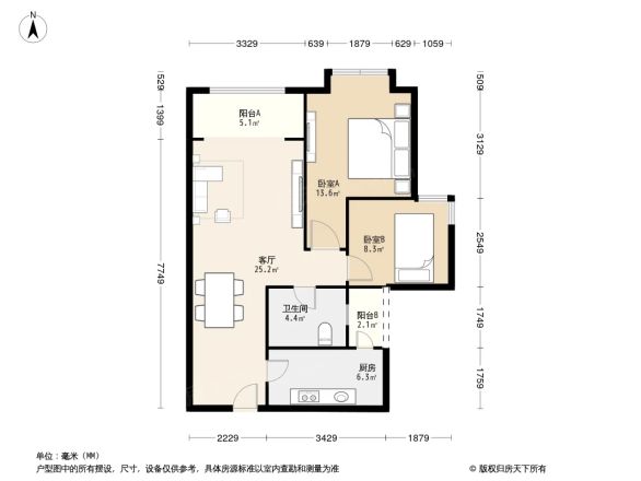 西郡英华二期户型图