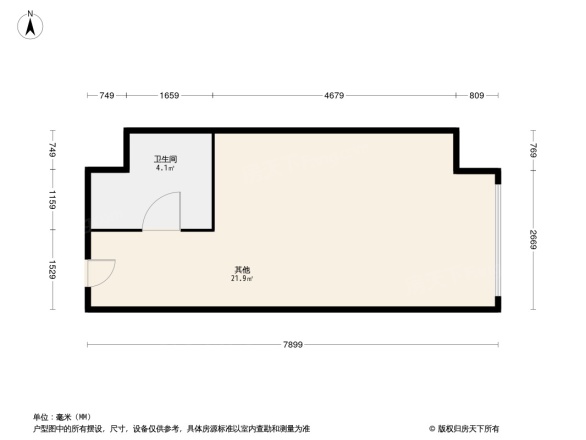 一里阳光公寓户型图